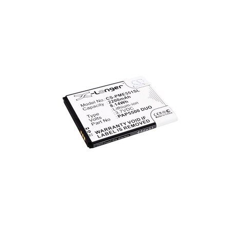 Bsc Preferred Prestigio MultiPhone 5500 Duo Mobile Phone Replacement Battery CS-PME551SL